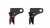 PTS ZEV Fulcrum Adjustable Trigger For TM G Model 17 ( with Black & Red Safety Levers ) ( Marui G17 )