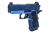 EMG Staccato Licensed CS 2011 Master Grip Hi-Capa GBB Pistol Airsoft ( by SAVIA ) ( Blue ) 