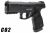 KJ Works STEYR ARMS L9A2 CO2 Pistol Airsoft ( Black ) ( ASG Licensed )