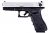 WE Model 18C G3 Metal Slide GBB Pistol ( SV ) ( SV Metal Slide, Black Frame )