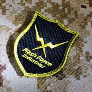 FFI - Flash Force Industries Anniversary Gen 2015 Gold Patch ( Free Shipping )