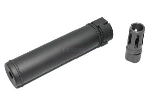 S-F Style QD Silencer w/ Flash Hider 14mm (-) ( BK )
