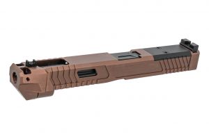 5KU CNC Aluminum T Style Combat Master Ballerina Type Slide Set With Compensator For Marui TM G17 Gen5 MOS GBBP 