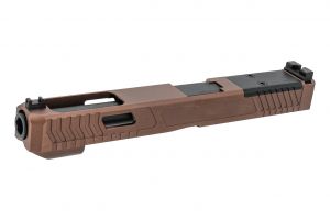 5KU CNC Aluminum T Style Combat Master Ballerina G34 Type Slide Set For Marui TM G17 Gen5 MOS GBBP 