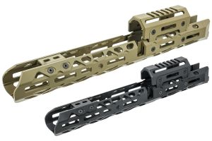 5KU KPYK Style 1U004 Extended Handguard & Short Type Upper Gas Tube Cover For Marui TM AKM GBBR 