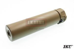 5KU SOCOM556-RC Dummy Silencer -14mm ( Tan )