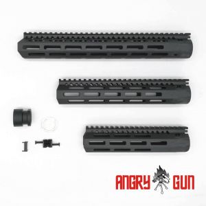 Angry Gun 8 / 10 / 13 Inch MCMR M-LOK RAIL For Airsoft AR M4 Series AEG / GBB / PTW ( Black )