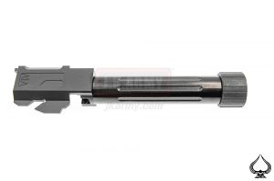 A1A Model 19 Stainless Steel FL Style 14mm CCW Threaded Outer Barrel ( Type Lines )