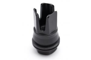 ARTISAN 3 Prong Muzzle Brake Flash Hider for Airsoft MCX QD Silencer ( Black ) ( QPQ )