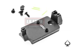 Ace One Arms Red Dot Back Up Sight Base for TM / WE / ARMY 1911 Series ( BK ) ( A1A RMR ) 