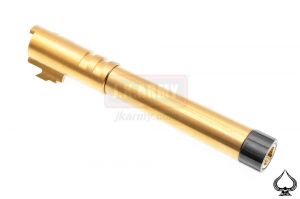 Ace One Arms TM Hi-Capa 5.1 Stainless Steel Threaded 14mm+ CW Bull Barrel ( Gold with Titanium Coating )