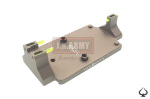 Ace1 Arms DD Style Red Dot Back Up Sight Base for Glock ( FDE )