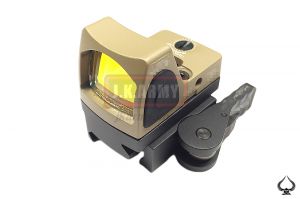 Ace1 Arms RMR Style Control Sensor Red Dot Sight On / Off with QD Mount ( Tan ) 