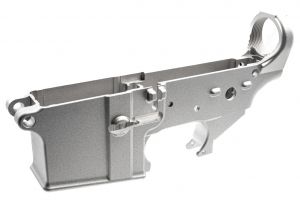Angry Gun CNC Blank Lower Receiver ( Semi Version ) for Marui TM M4 MWS / MTR GBBR ( No Marking )