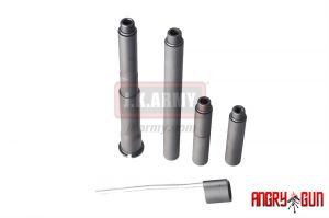 Angry Gun Multi Length 300 Blackout Outer Barrel Set for WE M4 GBB( 14mm CCW )