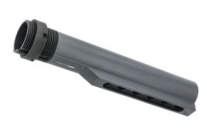 Angry Gun Aluminum Mil-Spec 6-Position Royal Marine Commando Style Buffer Tube For Marui TM MWS GBBR Series ( Cerakote Grey Edition ) 