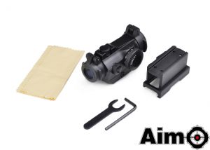 AIM-O T2 Red Dot With QD Mount & Low Mount ( BK )