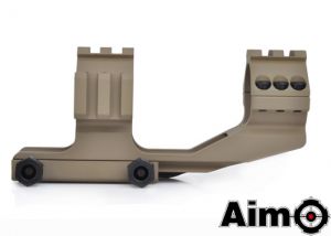 AIM-O Tri-Side Rail Extend 30mm Ring Mount ( DE )