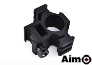 Aim-O Tri-Side Rail Extend 25.4mm Ring Mount ( BK )