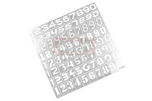 Armor Number Text Style Camouflage Paint Cover ( Free Shipping )