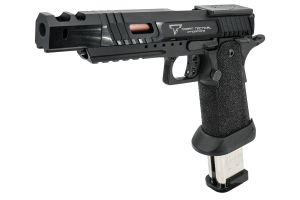 Army TTI Licensed JW3 Combat Master Alpha CNC Slide GBB Pistol Airsoft ( Steel Internal Parts Version )