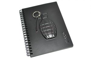 Black 4 Notebook - Grenade