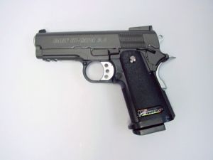 WE Baby Hi-Capa 3.8 GBB Pistol ( Slide Type B  - Black )