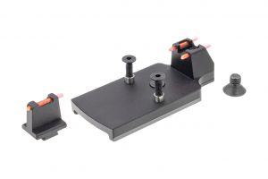 C&C Tac Tri Style RMR Ready Sight Set Adapter Plate Mount For Marui TM Hi-Capa 5.1 GBBP