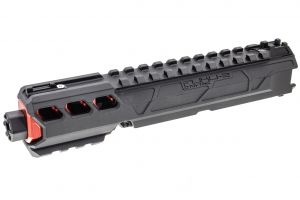 CTM TAC Fuku-2 CNC Aluminum General Upper Set Short Type for Action Army AAP01 GBB Pistol Series ( AAP-01 ) ( Black & Red )