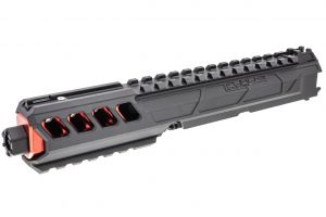 CTM TAC Fuku-2 CNC Aluminum General Upper Set Long Type for Action Army AAP01 GBB Pistol Series ( AAP-01 ) ( Black & Red )