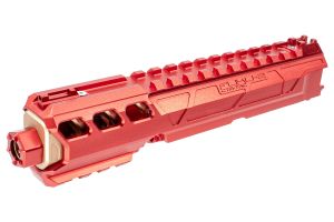 CTM TAC Fuku-2 CNC Aluminum General Upper Set Short Type for Action Army AAP01 GBB Pistol Series ( AAP-01 ) ( Red x Gold )