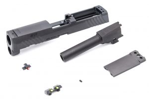 DDP CNC Steel P320 M18 Slide Kit for SIG / VFC M17 GBBP ( Black ) ( SIG AIR P320 M19 GBB Pistol Series  )