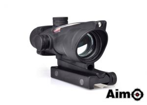 AIM ACO 1X32C Red Dot with Illumination Source Fiber ( BK )