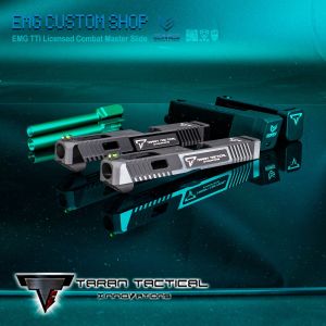 EMG TTI Combat Master G34 Slide for Umarex / VFC Glock 17 Gen4 GBBP Series ( Black ) ( Licensed by Taran Tactical Innovations )