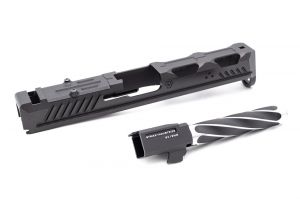 EMG Strike Industries Licensed ARK-17 Ai Slide Set for Umarex Glock 17 Gen4 ( Black ) ( by G&P ) ( SI ARK 17 )