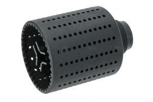 FCW CNC Steel 24mm CW Durshlag Flash Hider With Muzzle Brake ( 24mm CW ) 