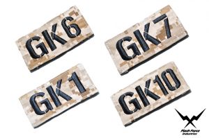 FFI GK CALL SIGN PATCH ( 1-10 ) ( AOR1 ) ( Free Shipping )