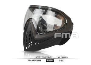 FMA F1 Paintball Airsoft Safety Anti-fog Goggle ( Full Face Mask ) ( BK Type A )