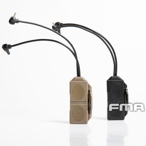 FMA Double Pressure Switch For FMA PEQ LA5-A And Normal PEQ ( Black / DE )
