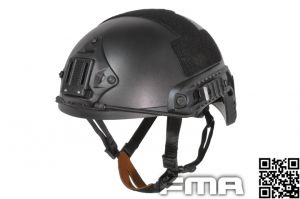 FMA Airsoft Helmet-MH  ( L/XL ) ( Black ）