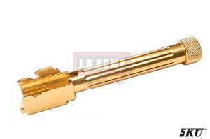 5KU TM 17 Outer Barrel ( Gold ) ( Fluted / Threaded )