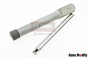 Guns Modify SA KM G17 Stainless Steel thread barrel -For TM G17 ( Silver )