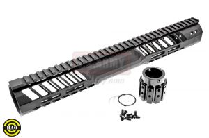HAO FLR Style 14.7inch Black Rail Kit ( RS Nut Ver. )