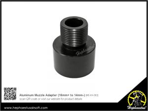 Hephaestus Aluminum Muzzle Adapter ( 16mm CW to 14mm CCW ) for AK Series