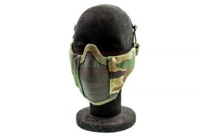 HFP - Half Face Protective MESH Mask ( Woodland )