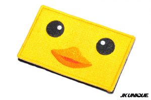 JK UNIQUE Patch -  Rubber Duck Style Face ( Free Shipping )