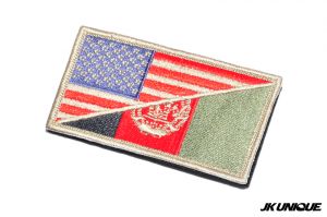 JK UNIQUE Patch - USA x Afghanistan ( DE ) ( Free Shipping )