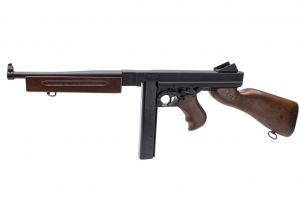 KING ARMS Thompson M1A1 Military AEG Airsoft ( Real Wood )