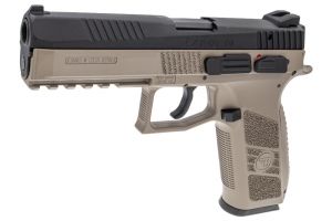KJ Works CZ P-09 Duty GBB Pistol ( ASG Licensed / Gas Version ) ( TAN )