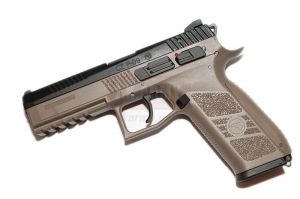 KJ Works CZ P-09 Duty CO2 Pistol ( ASG Licensed / Co2 Version ) ( TAN )